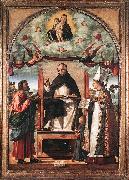 CARPACCIO, Vittore St Thomas in Glory between St Mark and St Louis of Toulouse dfg china oil painting reproduction